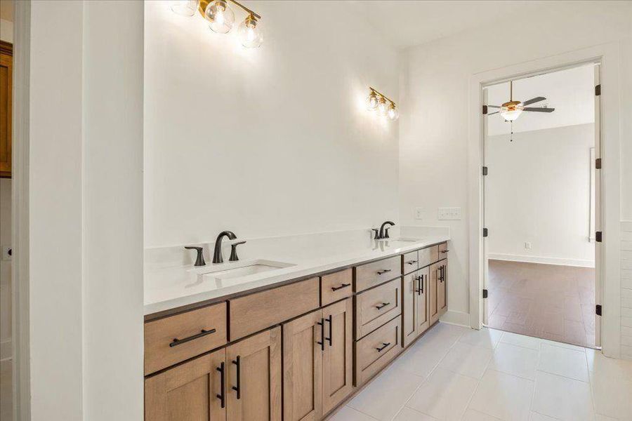 Furnished interior view inside a new home in Brooks Pond, Cumming (Image 6).