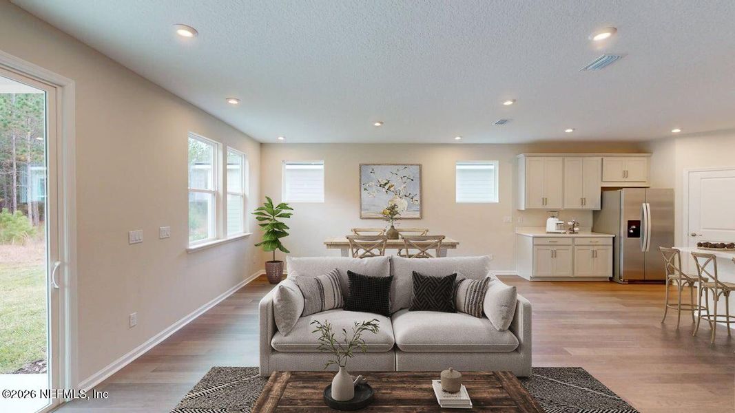 Furnished interior view inside a new home in Lakes at Bella Lago, Green Cove Springs (Image 5).