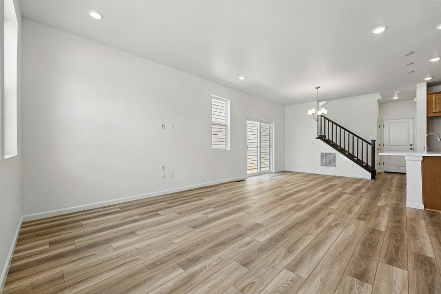 Representative unfurnished interior of a home built from the Celeste by Taylor Morrison in Farmlore, Brighton (Image 10).
