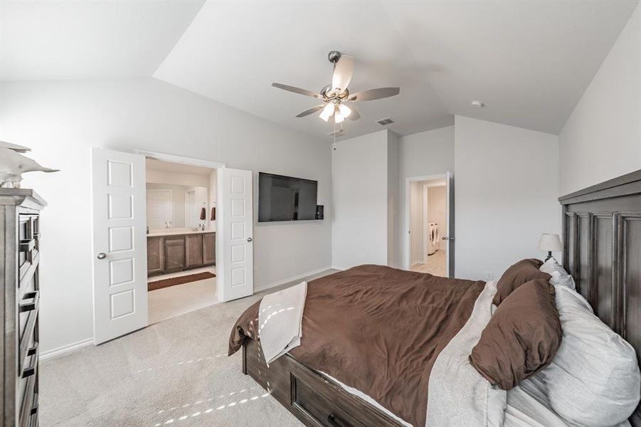 Furnished interior view inside a new home in Stone Eagle, Azle (Image 33).