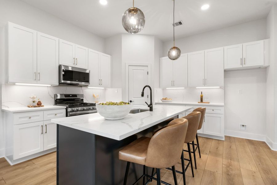 Furnished interior view inside a new home in , Tomball (Image 8).