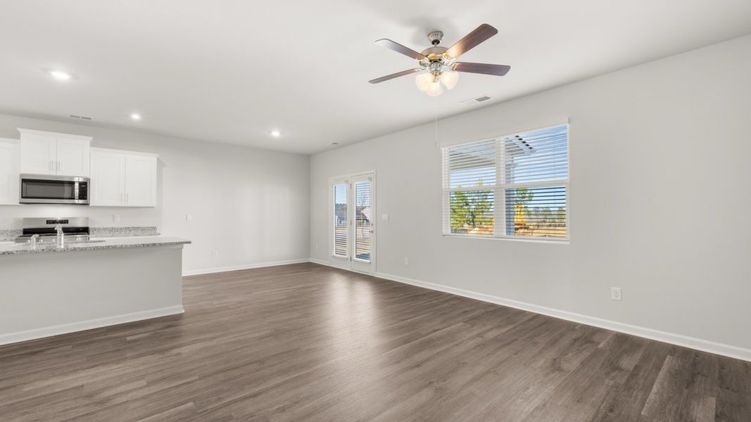 Representative unfurnished interior of a home built from the Elle by D.R. Horton in Estates at Deer Hollow, Grovetown (Image 16). Representative unfurnished interior of a home built from the Elle by D.R. Horton in Estates at Deer Hollow, Grovetown (Image 16).