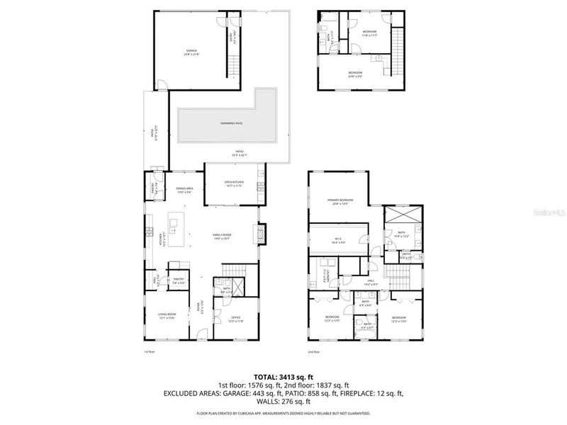 2D floor plan layout of this home in , St. Petersburg, FL (Image 5).