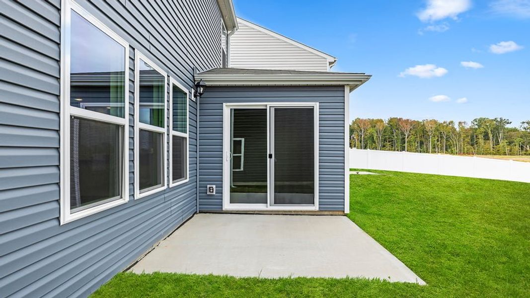 Exterior details and patio area of a home in Baxter Village, Boiling Springs (Image 3).