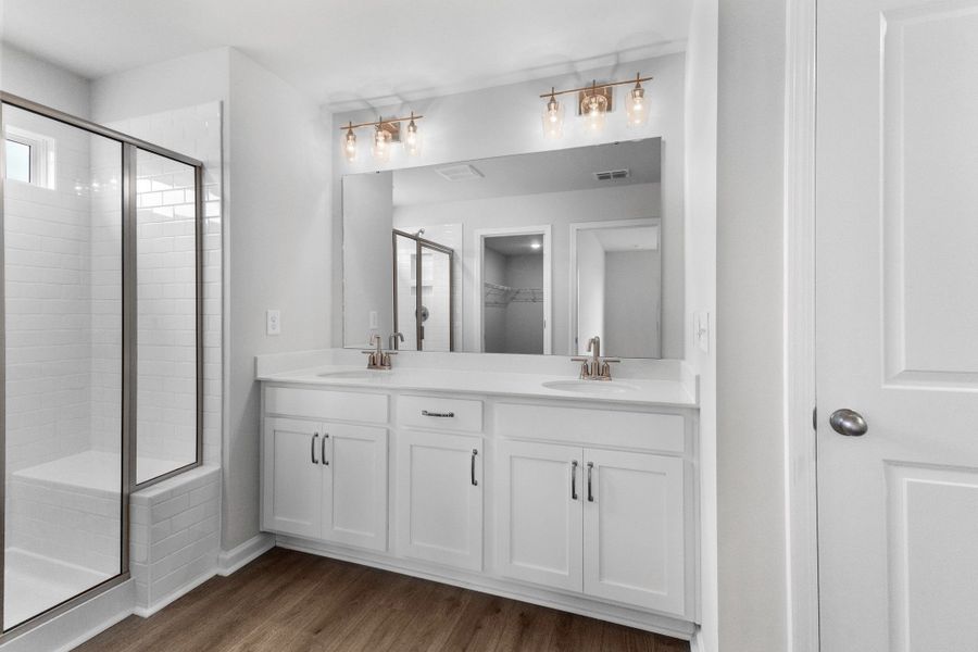 Similar Monroe floorplan for inspiration - features and finishes vary