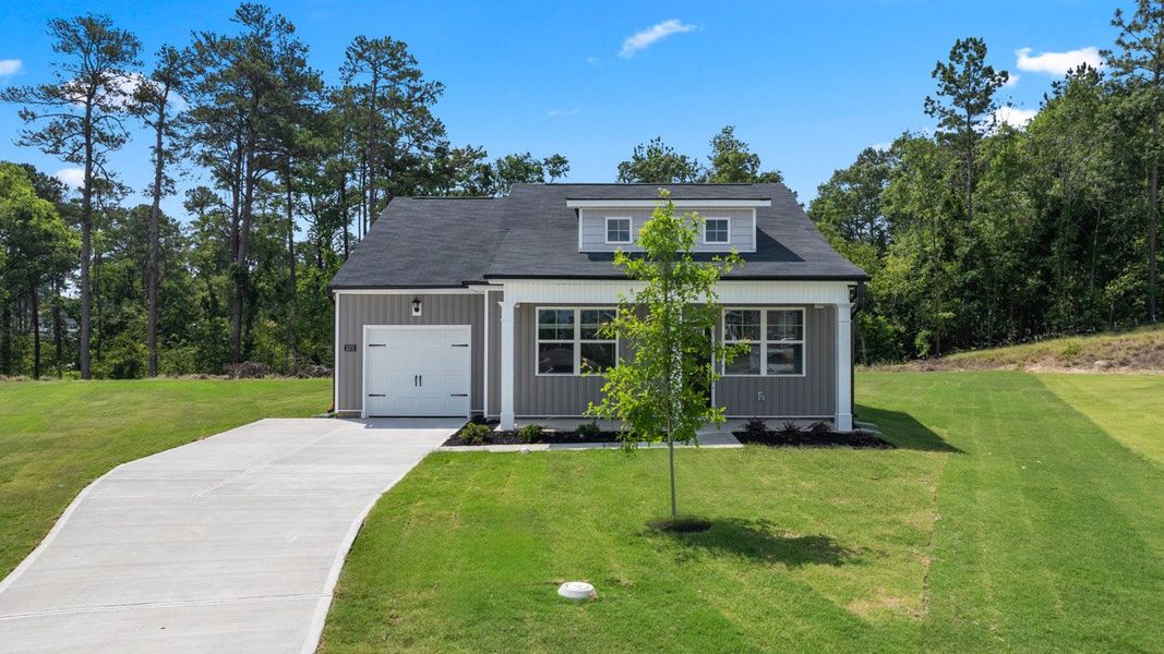 Front exterior of a new home in Bellemeade Landing, Augusta, GA, highlighting curb appeal (Image 1). Front exterior of a new home in Bellemeade Landing, Augusta, GA, highlighting curb appeal (Image 1).