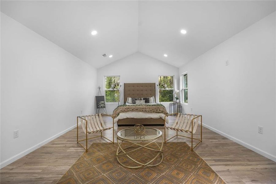 Furnished interior view inside a new home in , Atlanta (Image 9).