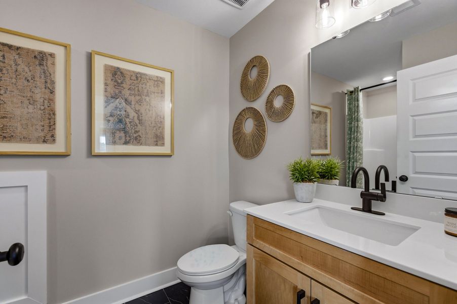 Representative furnished interior of a home built from the Persimmon by Beazer Homes in Northbrook, Murrells Inlet (Image 17).
