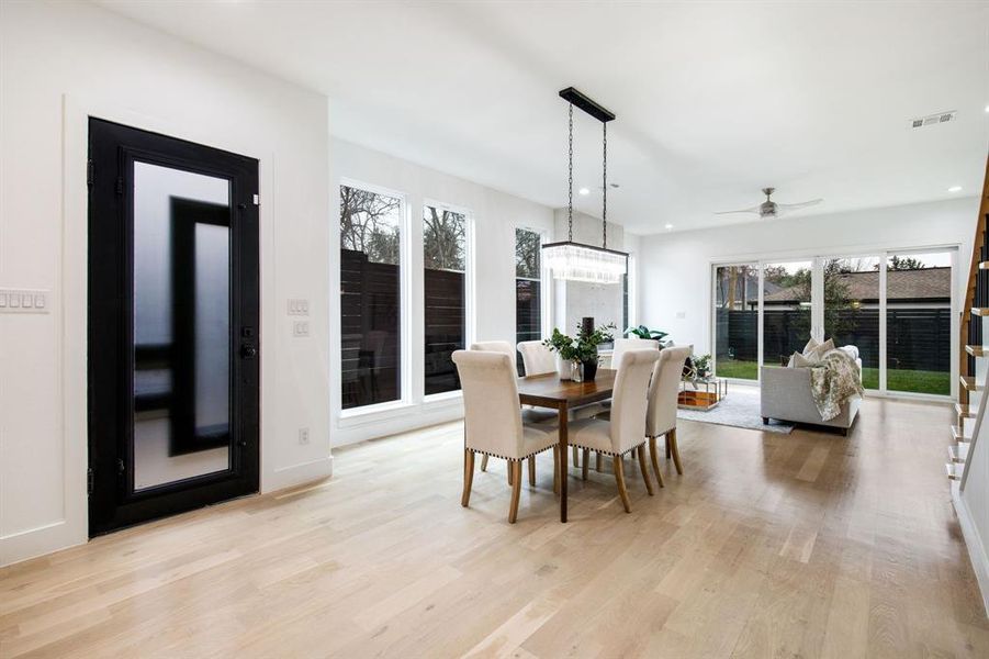 Furnished interior view inside a new home in , Dallas (Image 8). Furnished interior view inside a new home in , Dallas (Image 8).