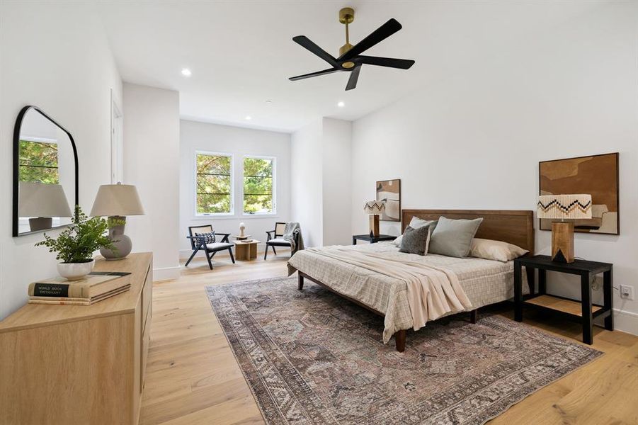 Furnished interior view inside a new home in , Dallas (Image 29).