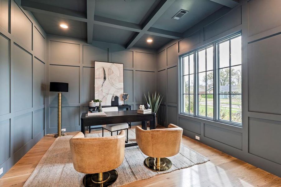 Furnished interior view inside a new home in , Dallas (Image 28).