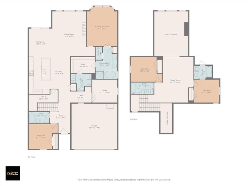 2D floor plan layout of this home in , Magnolia, TX (Image 4).