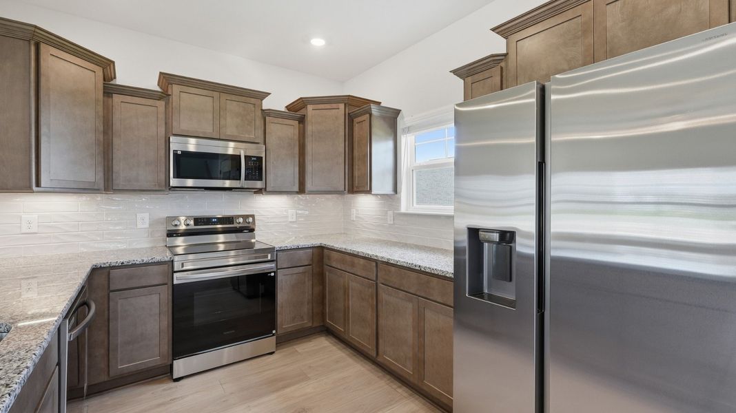 Furnished interior view inside a new home in Wheatfield, Shelbyville (Image 7).
