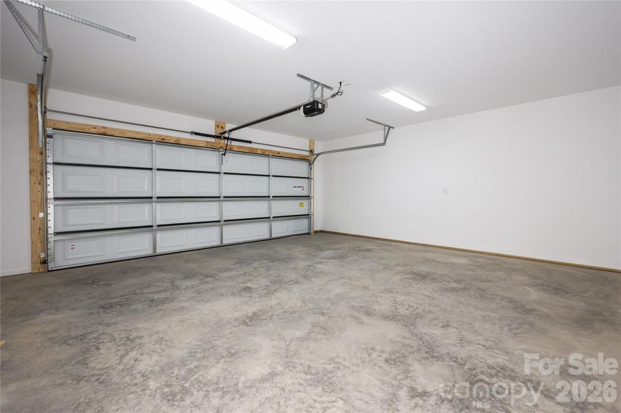 Inside of garage