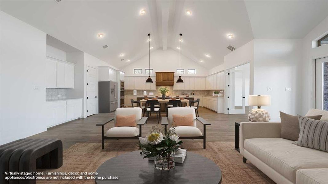 Furnished interior view inside a new home in Ventana, Fort Worth (Image 10).