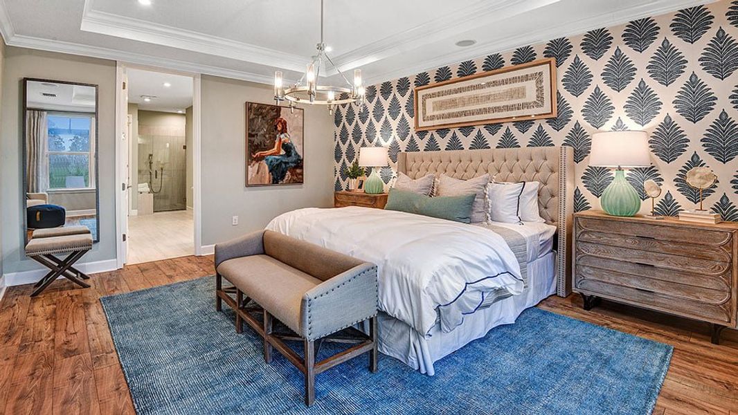 Representative furnished interior of a home built from the Tortola by Taylor Morrison in Center Lake Ranch Community Group Page, St. Cloud (Image 10).