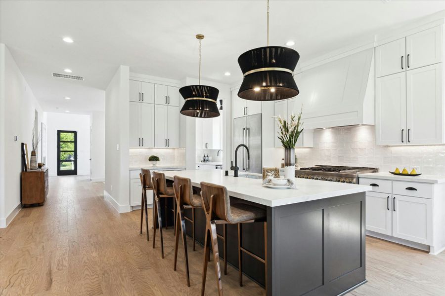 Furnished interior view inside a new home in , Houston (Image 14).