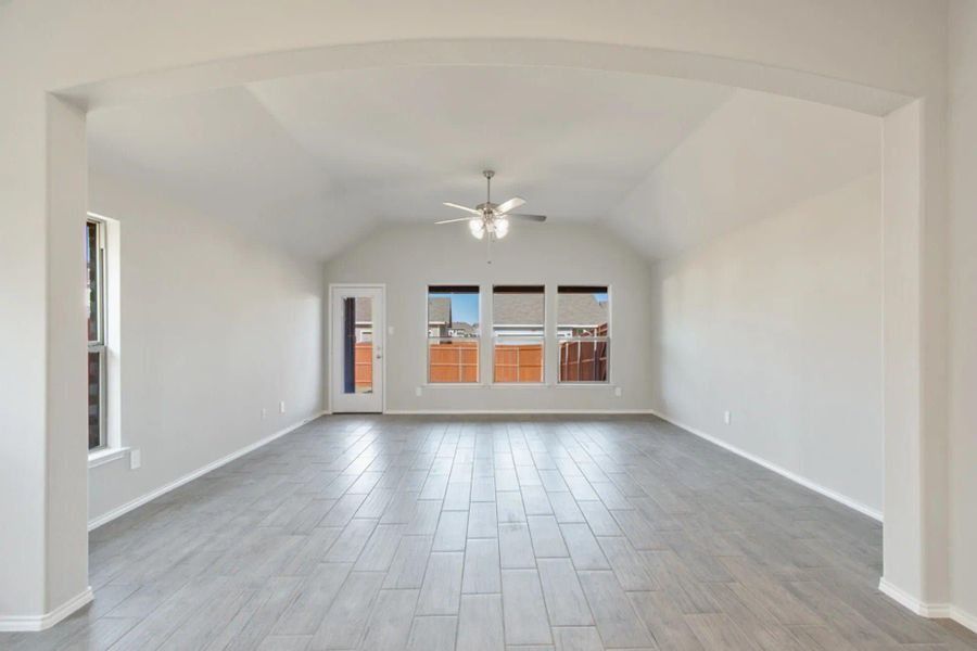 Kitchen to Family Room | Concept 1958 at Redden Farms - Classic Series in Midlothian, TX by Landsea Homes