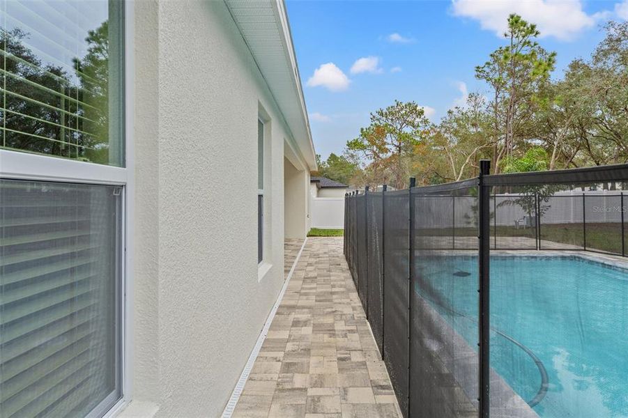 Exterior details and patio area of a home in , Brooksville (Image 30). Exterior details and patio area of a home in , Brooksville (Image 30).