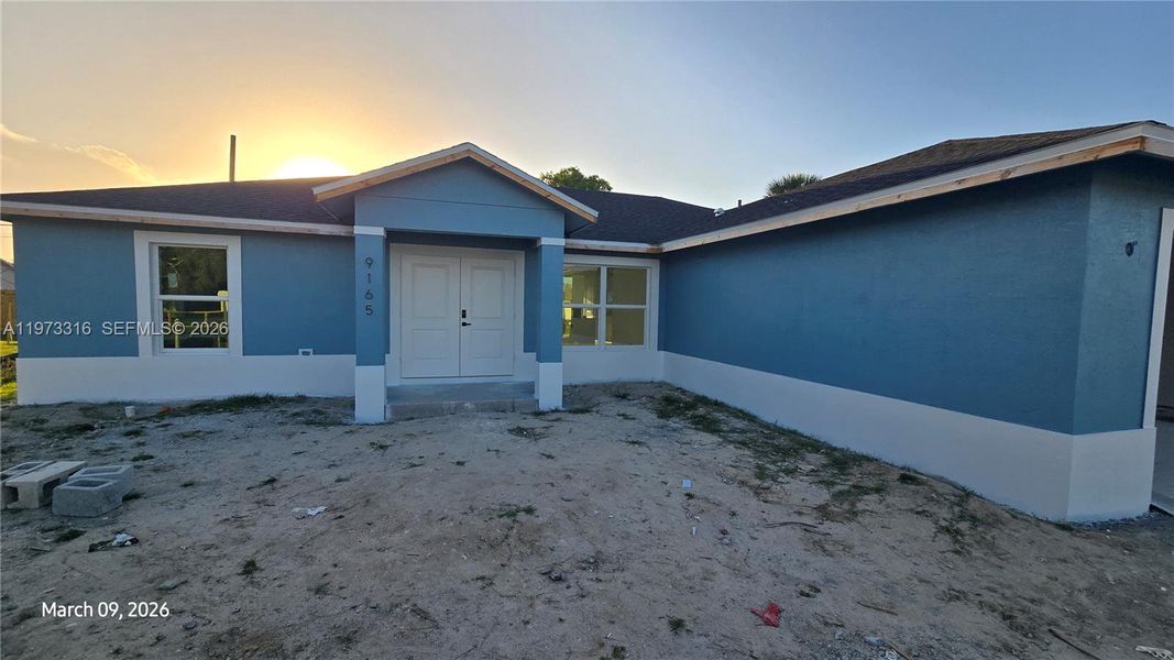 In-progress construction of a new home in , Vero Beach, FL (Image 4).