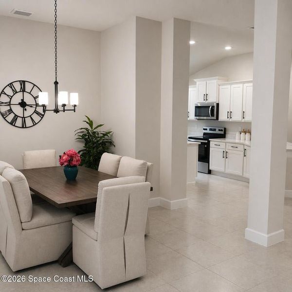 Furnished interior view inside a new home in St. John's Preserve, Palm Bay (Image 4).