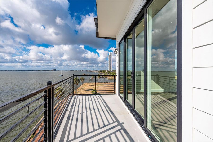 Primary bedroom balcony