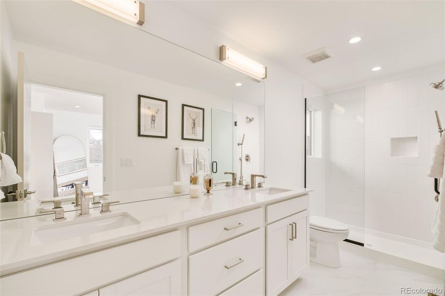 Furnished interior view inside a new home in , Denver (Image 17).