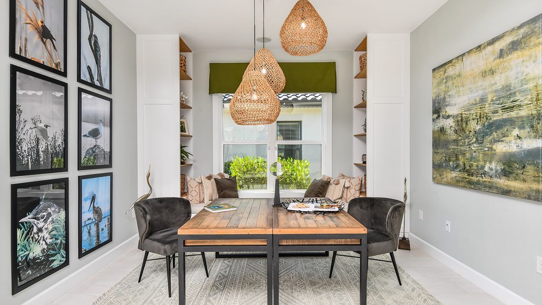 Representative furnished interior of a home built from the Lazio by Taylor Morrison in Esplanade by the Islands, Naples (Image 9).