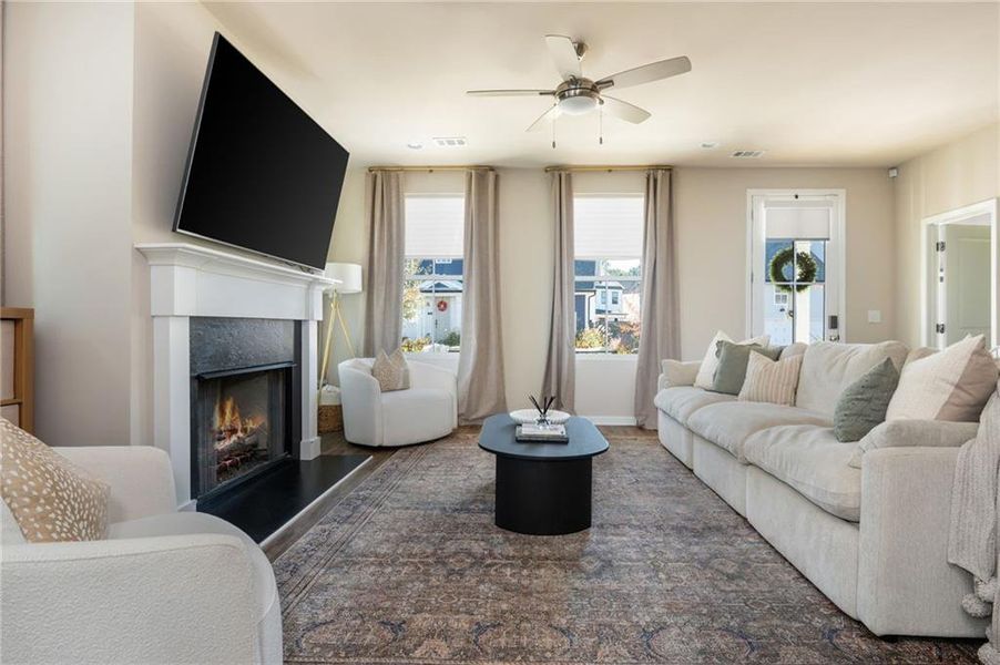 Furnished interior view inside a new home in Harmony, Auburn (Image 9).
