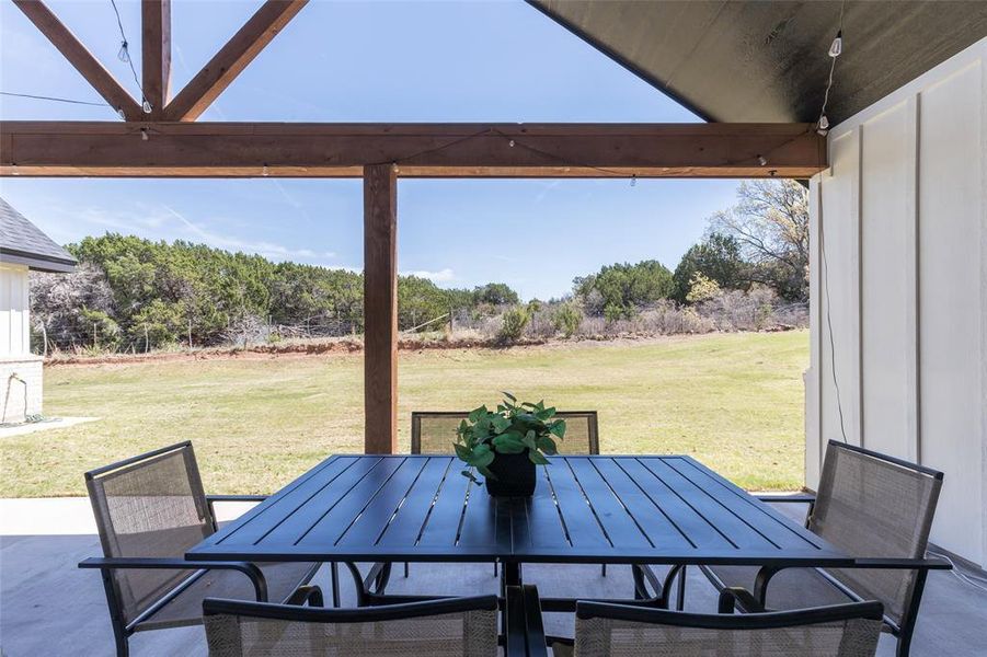 Exterior details and patio area of a home in , Abilene (Image 22). Exterior details and patio area of a home in , Abilene (Image 22).