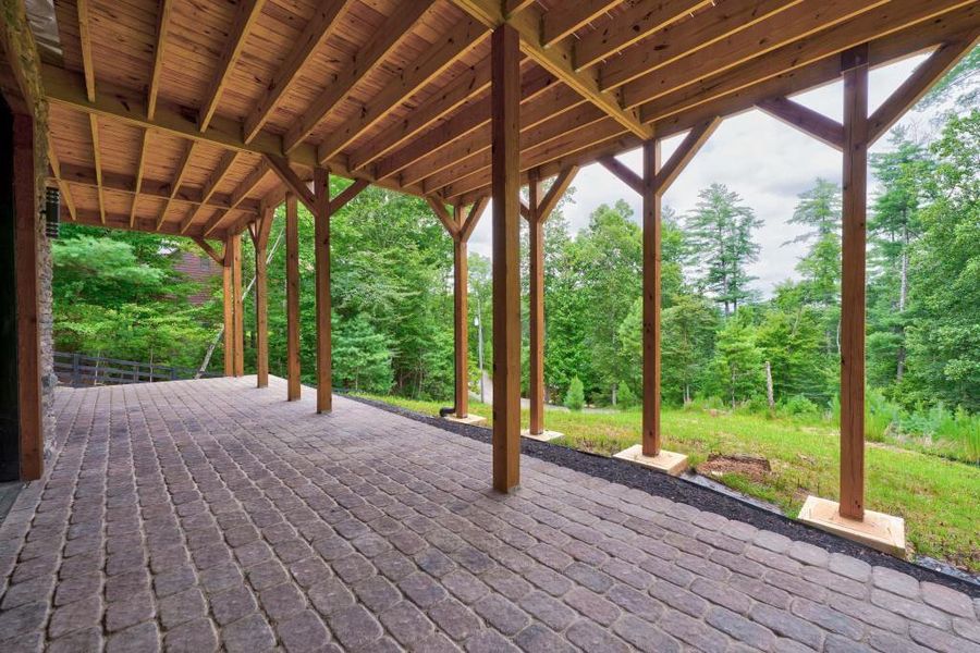 Exterior details and patio area of a home in , Ellijay (Image 28). Exterior details and patio area of a home in , Ellijay (Image 28).