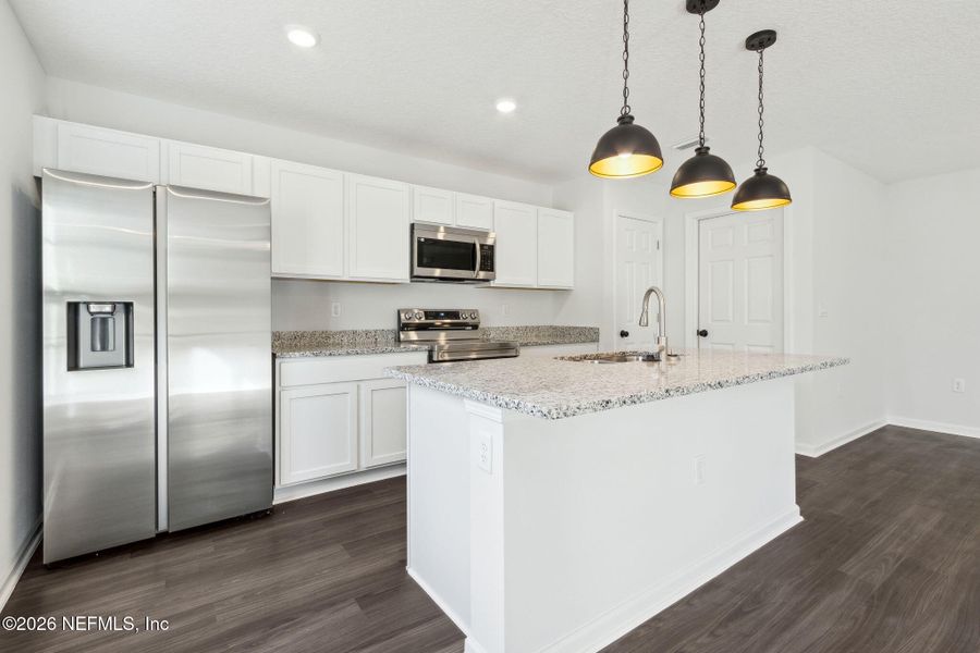 Furnished interior view inside a new home in , Jacksonville (Image 4).
