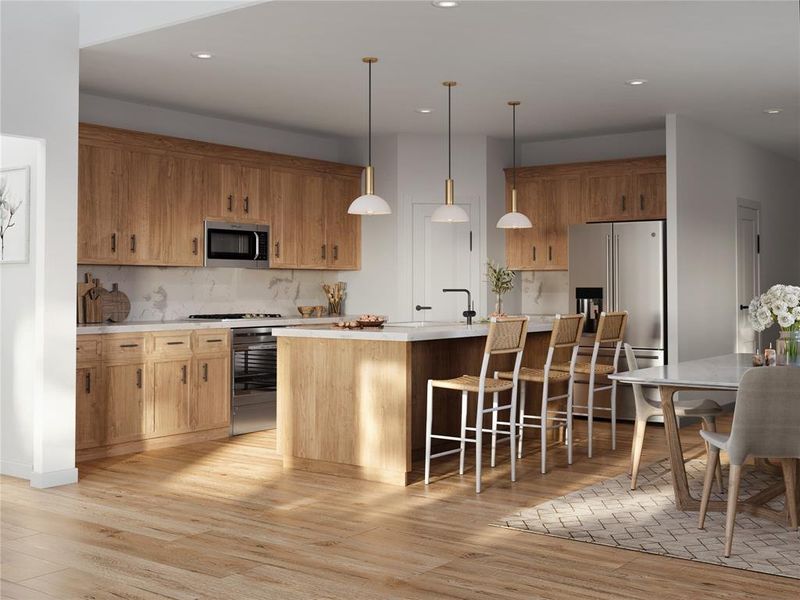 Cedar - Kitchen Rendering Cedar - Kitchen Rendering