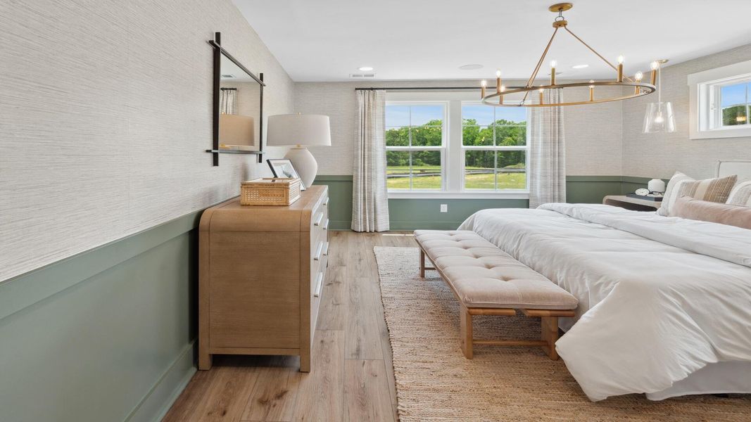 Furnished interior view inside a new home in Creekside at Andrews, Summerville (Image 27).