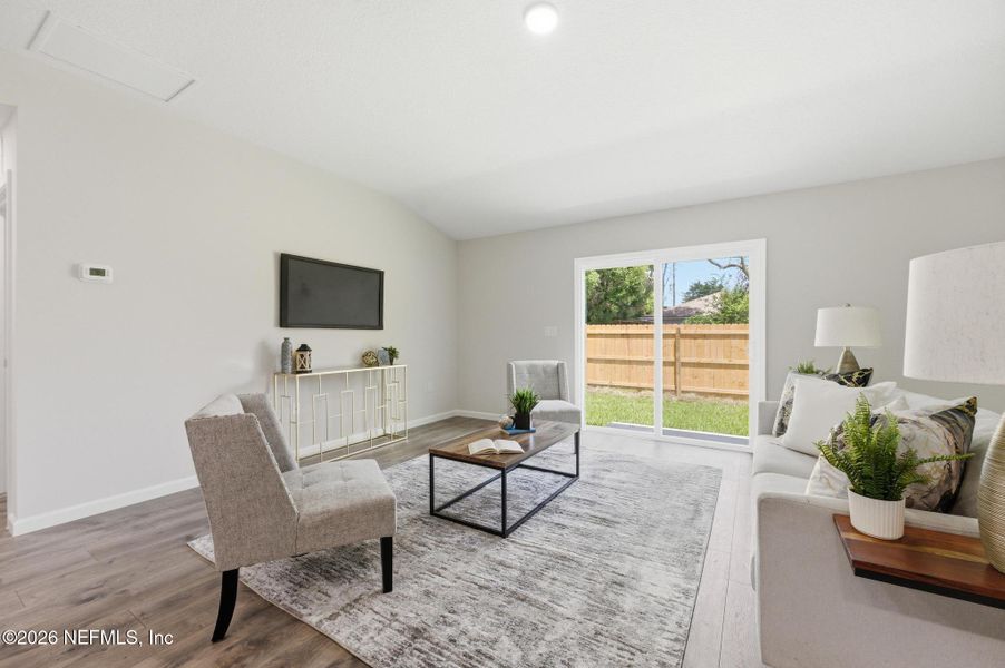 Furnished interior view inside a new home in , Jacksonville (Image 6).