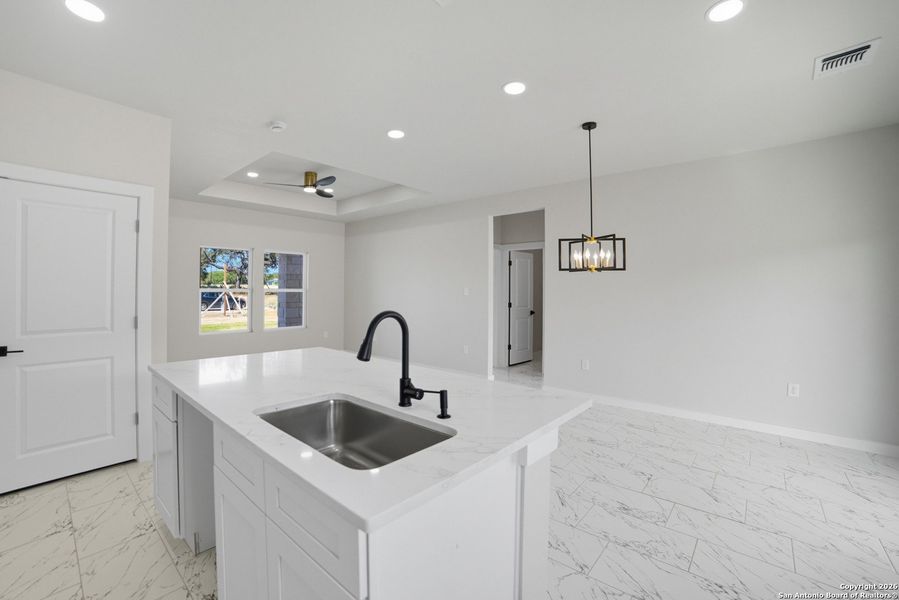 Furnished interior view inside a new home in , Atascosa (Image 8).