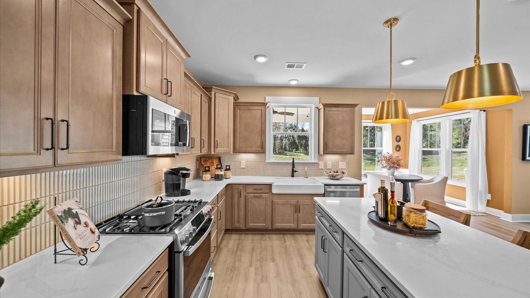 Furnished interior view inside a new home in Foxbank, Gray Court (Image 8).