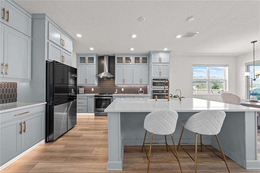 Furnished interior view inside a new home in Eden at Crossprairie, St. Cloud (Image 19).