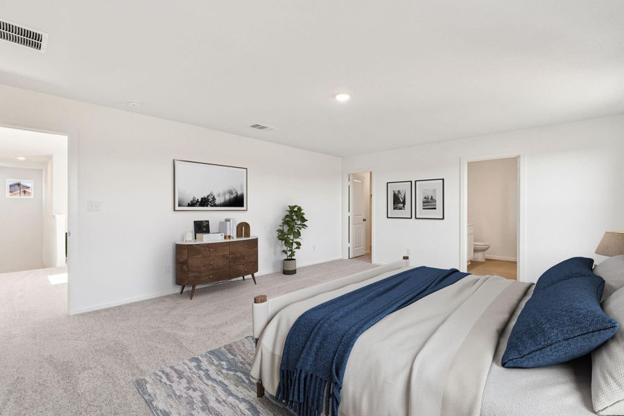 Furnished interior view inside a new home in Montgomery Bend, Montgomery (Image 11).