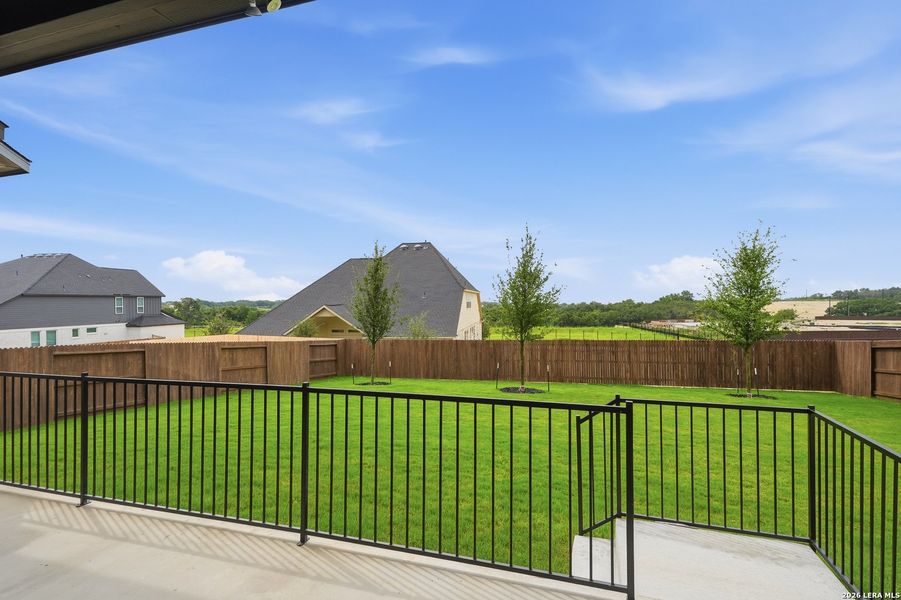 Exterior details and patio area of a home in Prominence Urban, San Antonio (Image 29).
