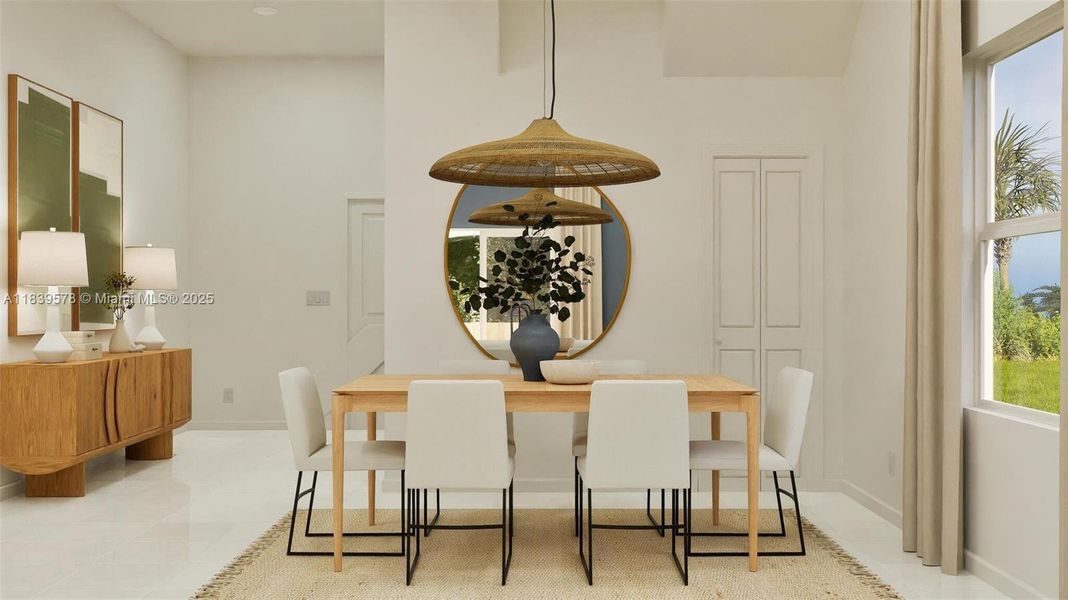 Furnished interior view inside a new home in Coral Landings, Homestead (Image 2). Furnished interior view inside a new home in Coral Landings, Homestead (Image 2).