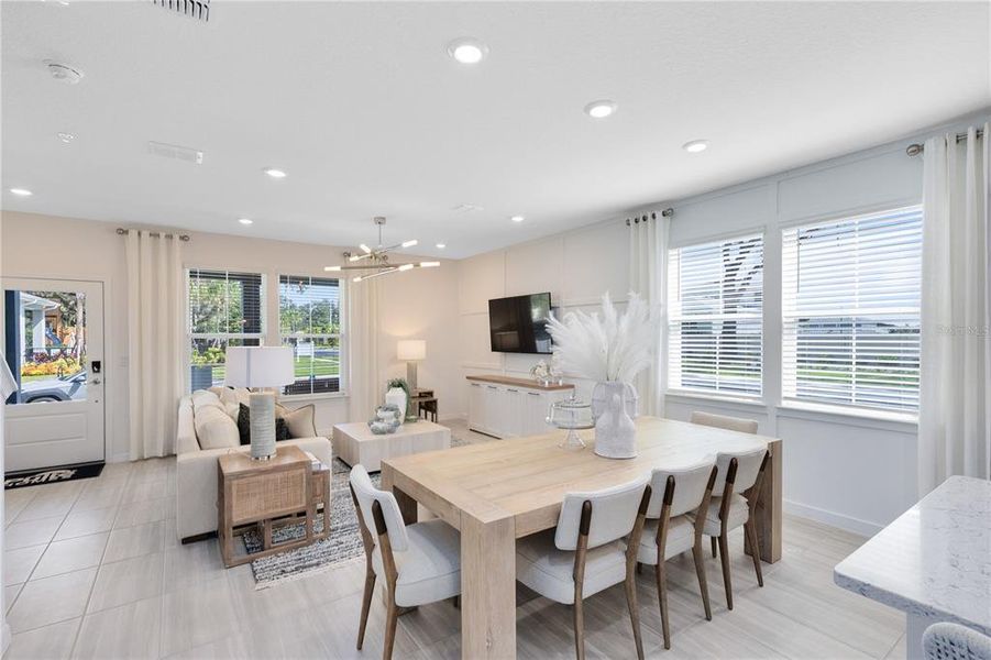 Furnished interior view inside a new home in The Cove at Nona Sound, Orlando (Image 4).