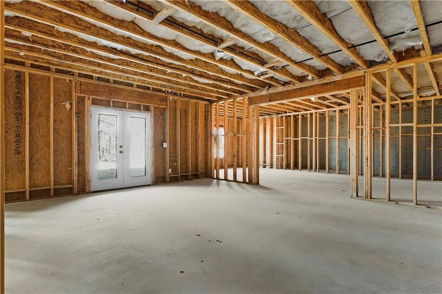 In-progress construction of a new home in , Gainesville, GA (Image 47).