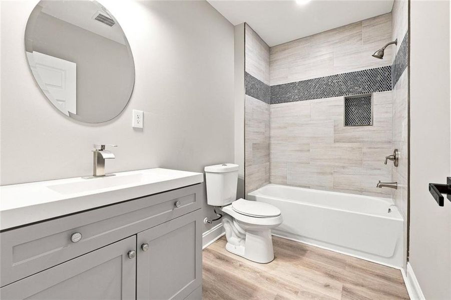 Furnished interior view inside a new home in , Acworth (Image 15).