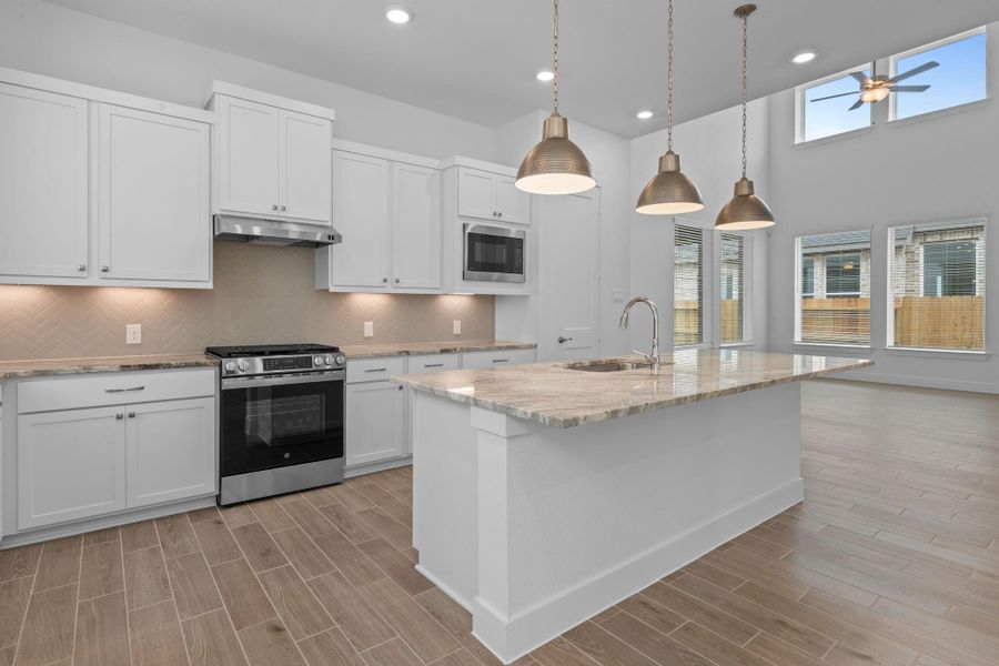 Furnished interior view inside a new home in Attwater, Waller (Image 8).