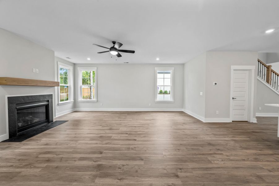 Spacious, unfurnished interior of a new home in Indigo Place, North Charleston (Image 31). Spacious, unfurnished interior of a new home in Indigo Place, North Charleston (Image 31).