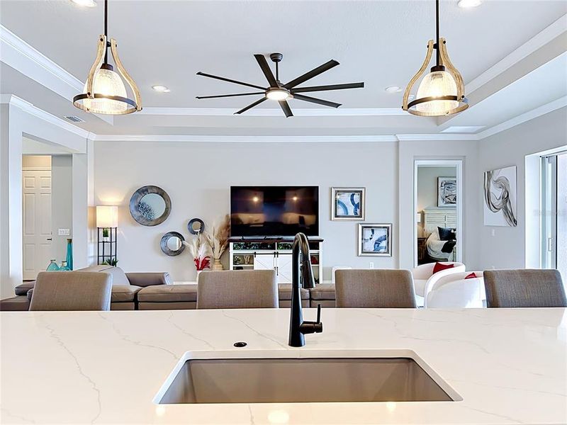 Furnished interior view inside a new home in , Mount Dora (Image 9).