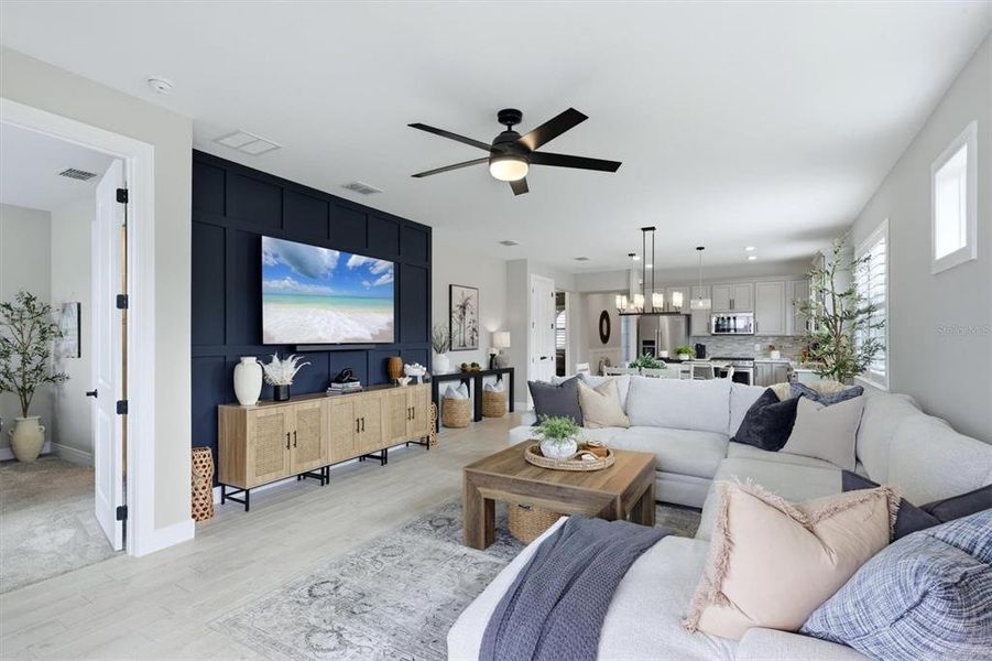 Furnished interior view inside a new home in , Parrish (Image 17).