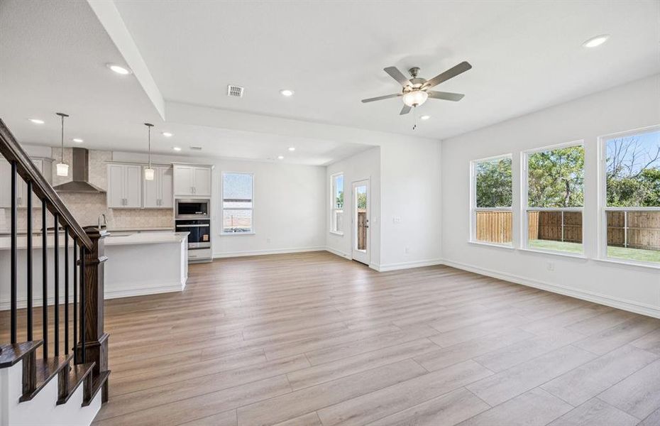 View of kitchen from gathering room View of kitchen from gathering room