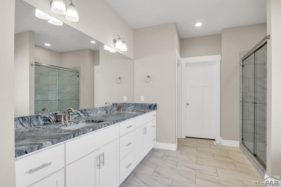 Furnished interior view inside a new home in , Pueblo (Image 11).